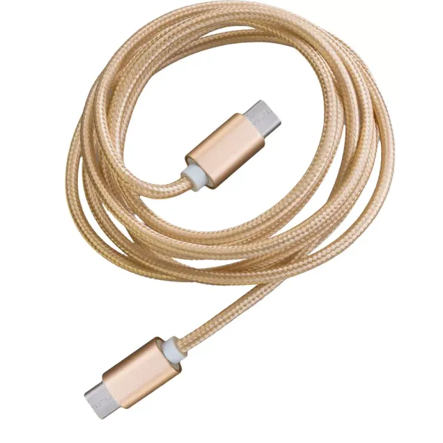 smarthome Peter Jäckel FASHION MFI Data Cable Typ-C/ Apple Lightning mit Sync- und Ladefunktion Gold kaufen