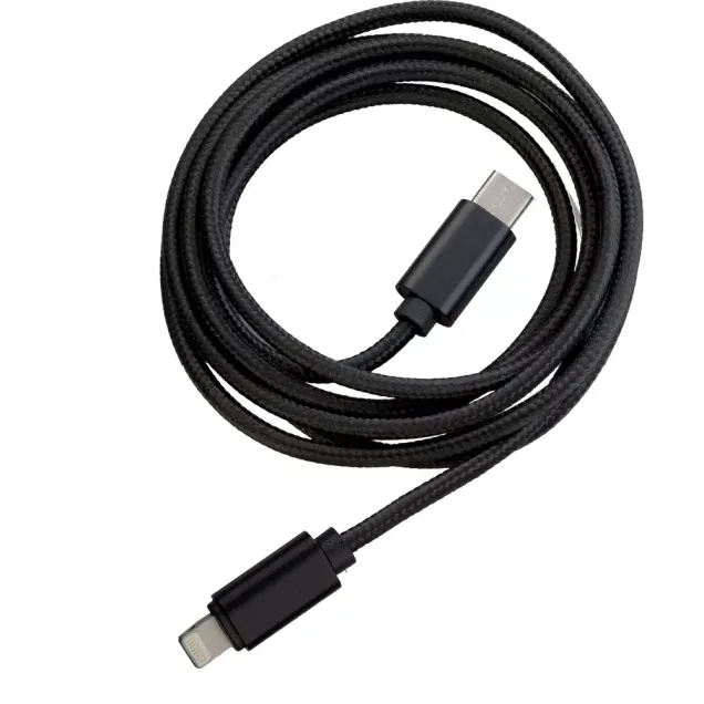 smarthome Peter Jäckel FASHION Data Cable Typ-C/ Apple Lightning mit Sync- und Ladefunktion Schwarz kaufen