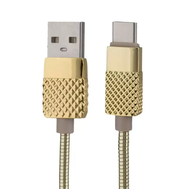 smarthome Peter Jäckel USB Data Cable BRILLIANT Typ-C mit Sync- und Ladefunktion Gold kaufen
