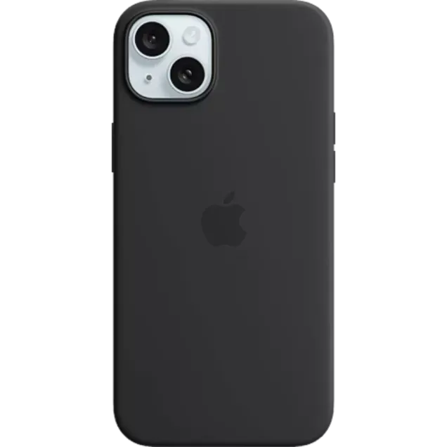 smarthome Apple Silikon Case iPhone 15 mit MagSafe Schwarz kaufen
