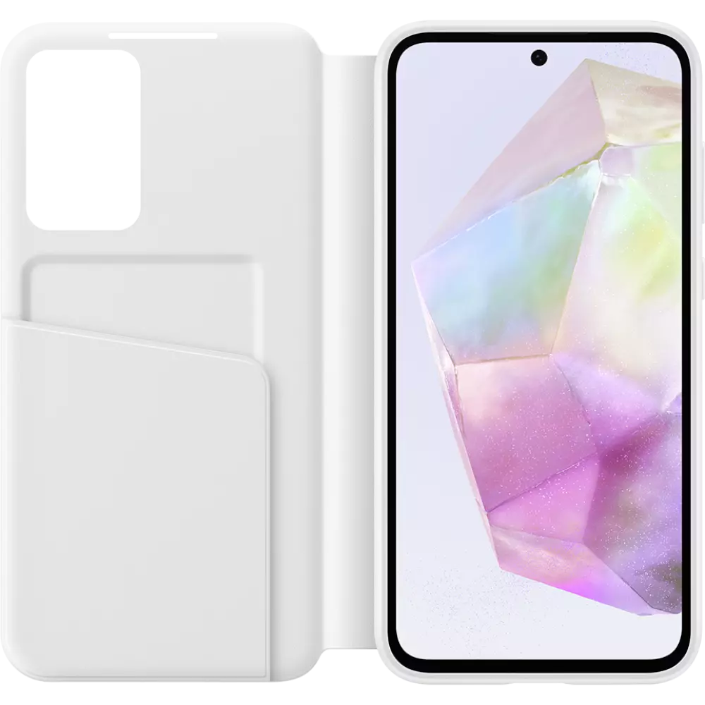 smarthome Samsung Smart View Wallet Case Galaxy A35 5G Weiß kaufen Heißer Verkauf