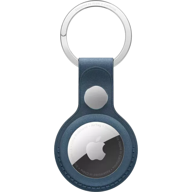 smarthome Apple AirTag Feingewebe Schlüsselanhänger Pazifikblau kaufen