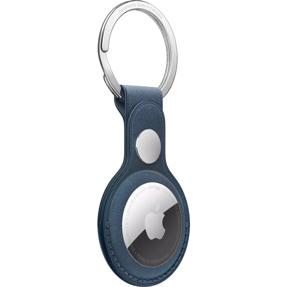 smarthome Apple AirTag Feingewebe Schlüsselanhänger Pazifikblau kaufen Limitierter Zeitrabatt